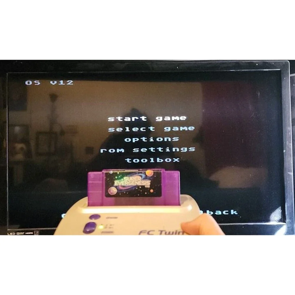 Super Nintendo 3000 in 1 Multi Video Game Cart SNES Retro Gaming Clear purple